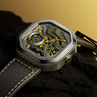 AGELOCER Original Volcano Series Men Skeleton Mechanical Watch