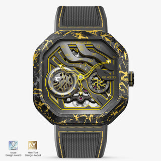 AGELOCER Original Volcano Series Automatic Mechanical Watch Carbon Fibre Case