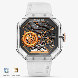 AGELOCER Original Volcano Series Automatic Mechanical Watch Crystal Case