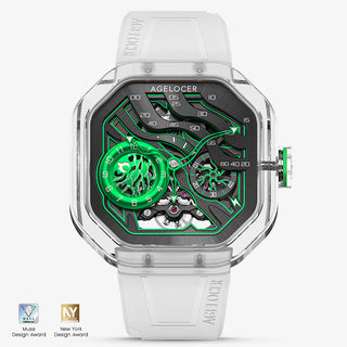 AGELOCER Original Volcano Series Automatic Mechanical Watch Crystal Case