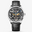 Leather Strap Silver Black