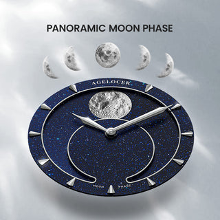 AGELOCER Original Astronomer Aventurine 29.51-day Moon Phase Watch