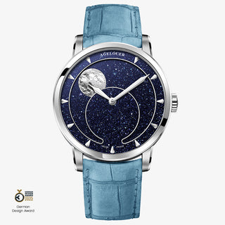 AGELOCER Original Astronomer Aventurine 29.51-day Moon Phase Watch