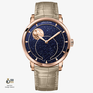 AGELOCER Original Astronomer Aventurine 29.51-day Moon Phase Watch
