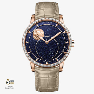 AGELOCER Original Astronomer Aventurine 29.51-day Moon Phase Watch
