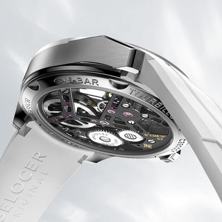 AGELOCER Original Tourbillon Series Skeleton Manual Winding Mechanical Men Watch- Ceramic Bezel Edition