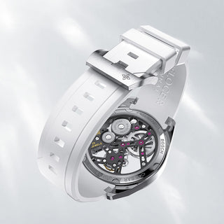 AGELOCER Original Tourbillon Series Skeleton Manual Winding Mechanical Men Watch- Ceramic Bezel Edition