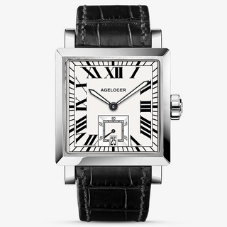 AGELOCER Original Codex Series Retro Style Automatic Men Black Mechanical Watches