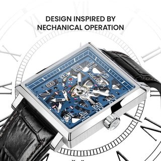 AGELOCER Original Codex Series Men Skeleton Automatic Mechanical Watches