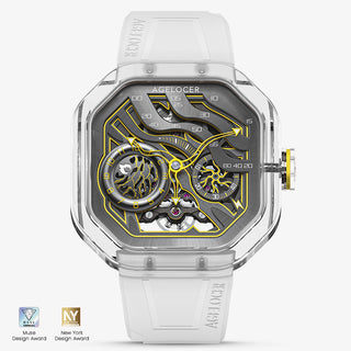 AGELOCER Original Volcano Series Automatic Mechanical Watch Crystal Case