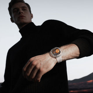 AGELOCER Original Volcano Series Automatic Mechanical Watch Crystal Case