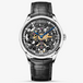Leather Strap Silver Black