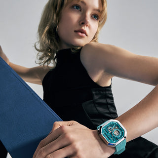 AGELOCER Original Racing Series Skeleton Mechanical Watch Women