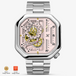 Pink-Steel Strap