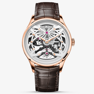 AGELOCER Original Schwarzwald Series Men Skeleton Animal Automatic Mechanical Watch