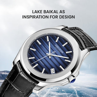 AGELOCER Baikal Serie automatische mechanische Uhren Herrenuhr mit Diamant