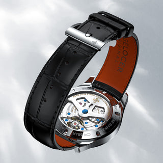 AGELOCER Baikal Serie automatische mechanische Uhren Herrenuhr mit Diamant