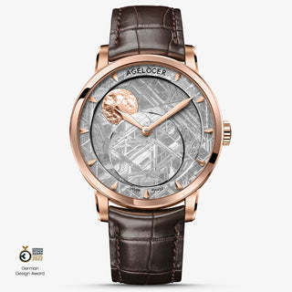 AGELOCER Astronomer Rare Space Meteorite Moon Phase Watch