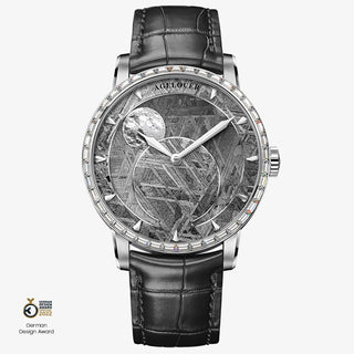 AGELOCER Original Astronomer Rare Space Meteorite 29.51-day Moon Phase Watch