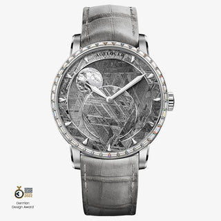 AGELOCER Original Astronomer Rare Space Meteorite 29.51-day Moon Phase Watch