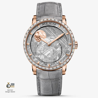 AGELOCER Astronomer Rare Space Meteorite Moon Phase Watch