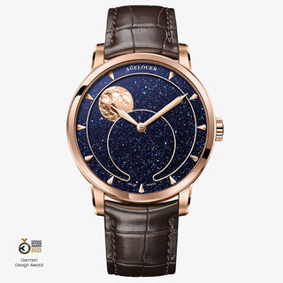 AGELOCER Original Astronomer Aventurine 29.51-day Moon Phase Watch