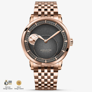 AGELOCER  Major Breakthrough 29.51-Days MoonPhase Original Astronomer Men's Mechanical Watch