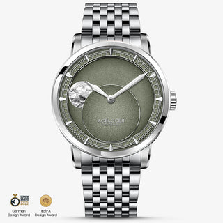 AGELOCER  Major Breakthrough 29.51-Days MoonPhase Original Astronomer Men's Mechanical Watch