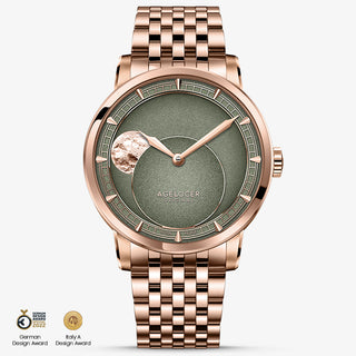 AGELOCER  Major Breakthrough 29.51-Days MoonPhase Original Astronomer Men's Mechanical Watch