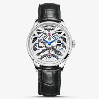 AGELOCER Original Schwarzwald Series Skeleton Automatic Mechanical Watches Women Watches