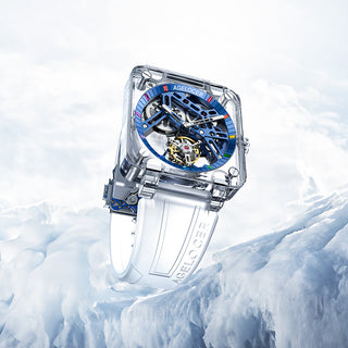AGELOCER Original Tourbillon Series Sapphire Luminous Manual Winding Mechanical Watches Men