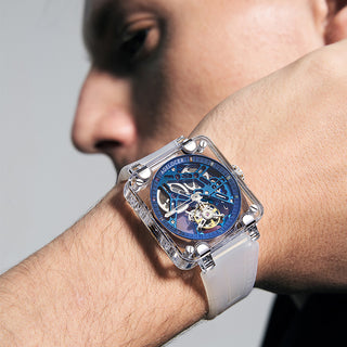 AGELOCER Original Tourbillon Series Sapphire Luminous Manual Winding Mechanical Watches Men