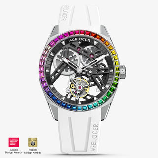 AGELOCER Original Flying Tourbillon Watch Skeleton Watches for men