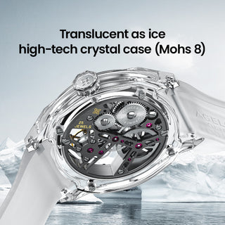 AGELOCER "Ice Never Melts" Free-sprung Crystal Tourbillon Watch