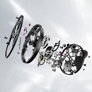 AGELOCER "Ice Never Melts" Free-sprung Crystal Tourbillon Watch