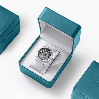 AGELOCER "Ice Never Melts" Free-sprung Crystal Tourbillon Watch