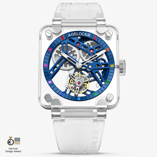 AGELOCER Original Tourbillon Series Sapphire Luminous Manual Winding Mechanical Watches Men