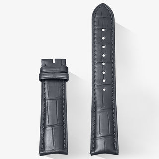 Agelocer Original 20mm Alligator Strap Watch Straps For 9001 Tourbillon Series